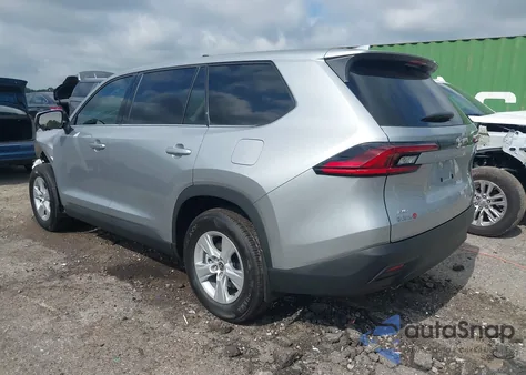 2025 Toyota Grand Highlander Le z USA, uszkodzony, nr VIN 5TDAAAB58SS091857